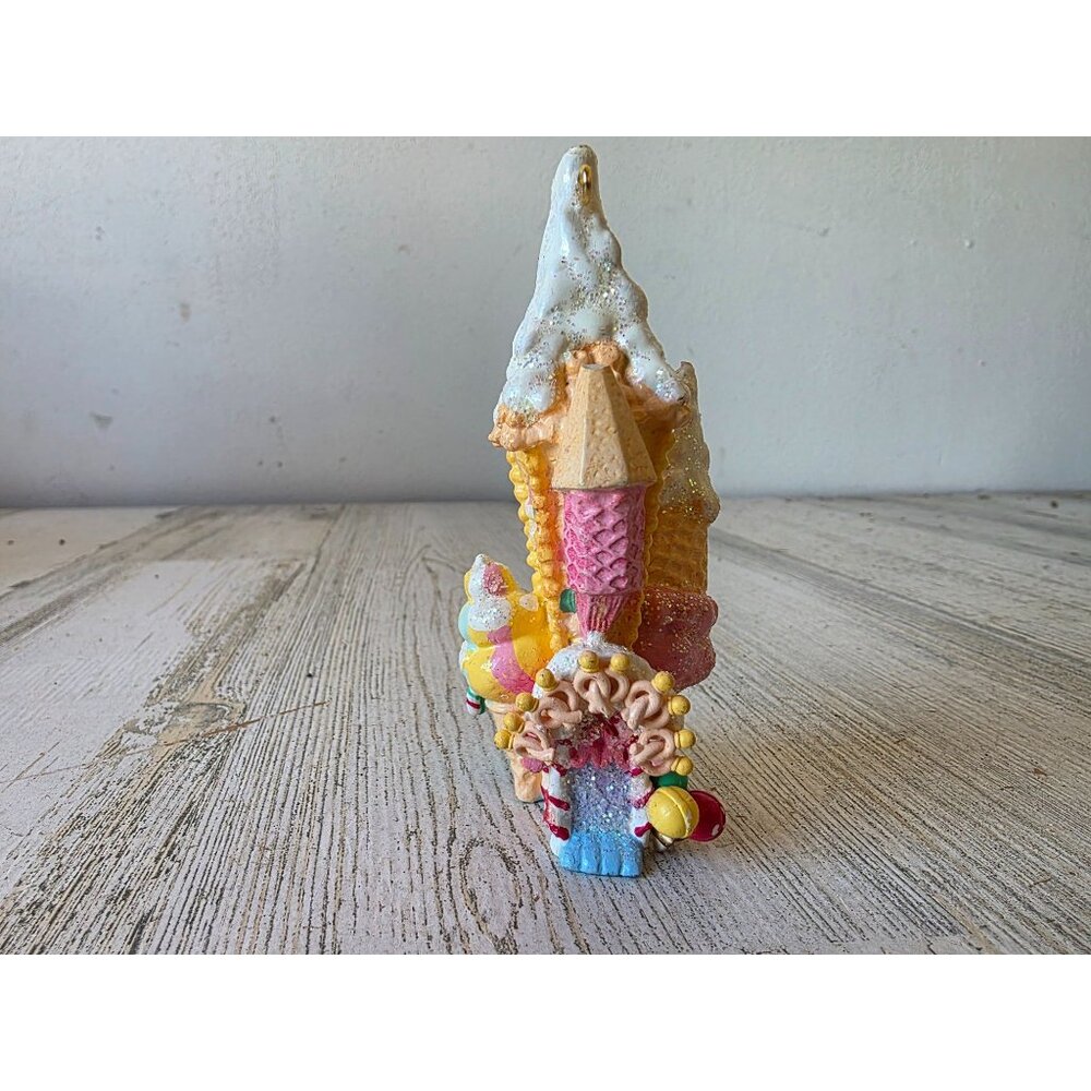 Carlton‎ American greetings gingerbread ice cream Castle ornament Xmas tree